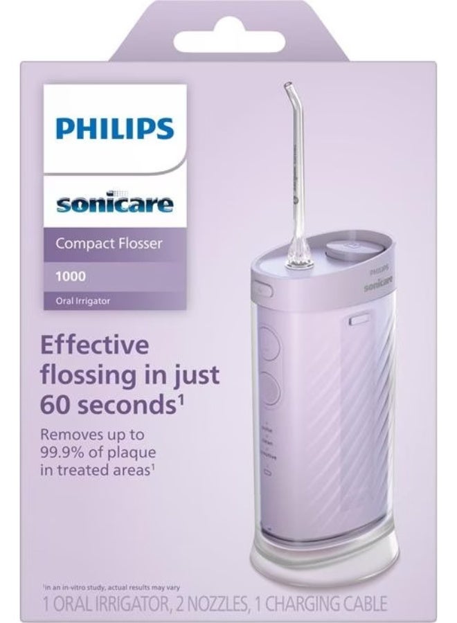Philips Sonicare Compact Flosser HX3333/23 Purple - Image 1